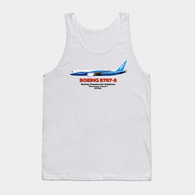 Boeing B787-8 - Boeing "Dreamliner Colours" Tank Top by TheArtofFlying